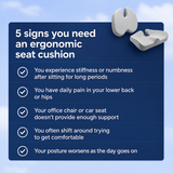 OrtoRest - Ergonomic Seat Mattress